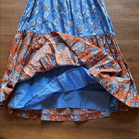 Size 6 Janie and Jack lined cotton floral dress - Picture 5 of 9